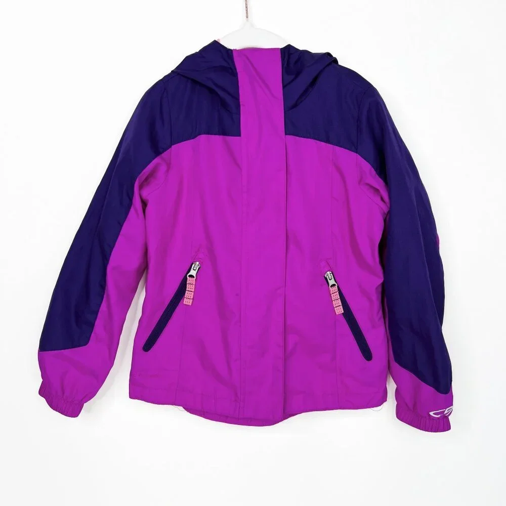 C9 by Champion All-Weather Pink Purple Windbreaker Zip-Up Jacket Size XS 4/5